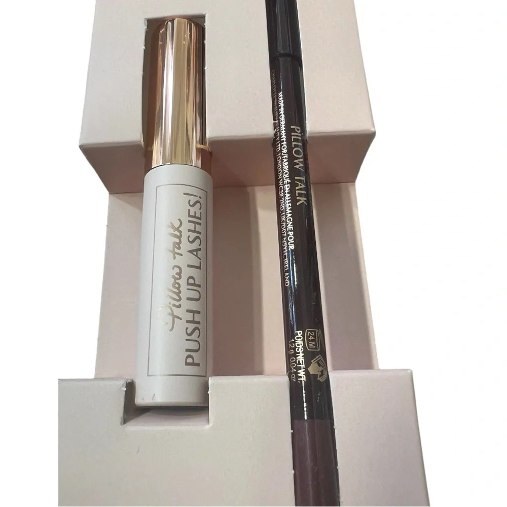 NIB Charlotte Tilbury Pillow Talk Dreamy Eye Duo - Super Blk mascara & Eyeliner